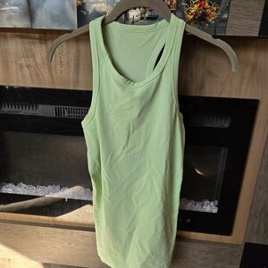 lululemon athletica Light Green Tank Top